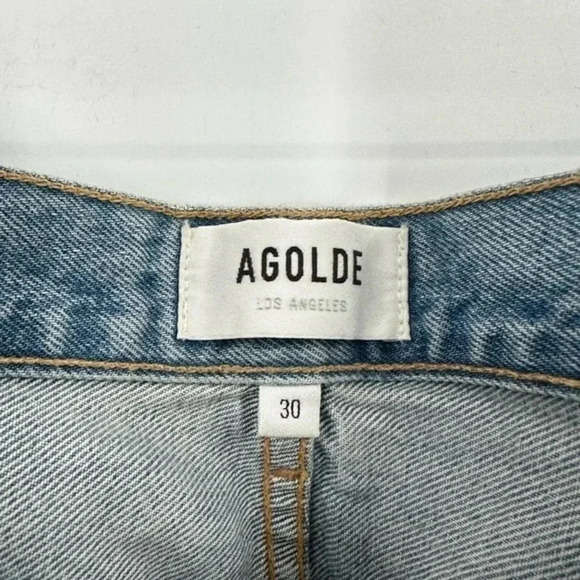 AGOLDE 90s Mid Rise Loose Fit Jeans Fall Out Wash SIZE 30 B25 - Picture 5 of 7